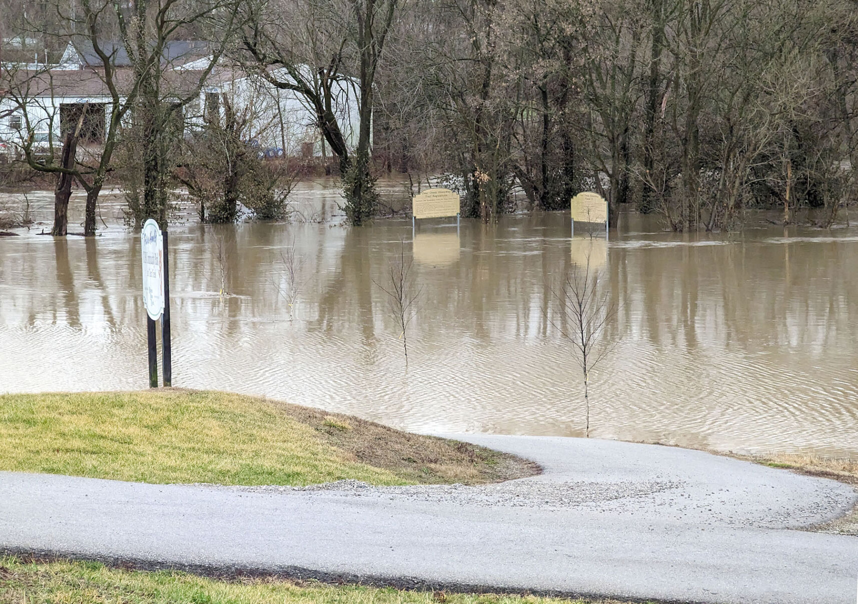 Flooding cuts off access